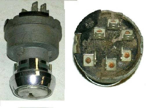 IGNITION SWITCH, 62 CT BO, NO KEY & CYL, USED