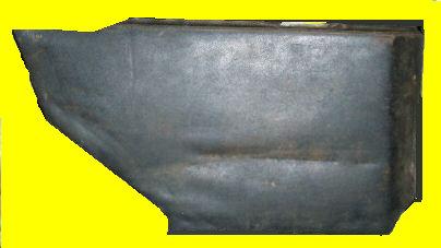 REAR ARM REST PANEL, HT, RH, 67 F-BODY, HDTPS, OR w/FOLDDOWN, STEEL, USED