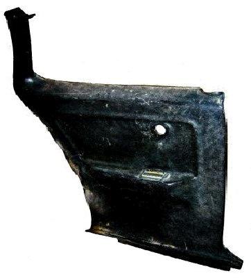 QUARTER TRIM PANEL, LH, 73-4 NV, USED, CP & HATCHBACK, PLASTIC, CAST# 867