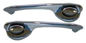 OUTSIDE DOOR HANDLES, PAIR, NEW, 66-67 NOVA