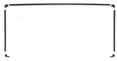 REAR WINDOW INSIDE TRIM KIT, 7 PCS, NEW