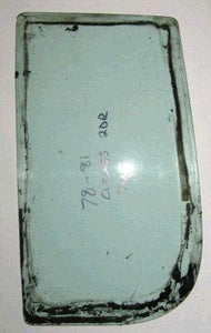 QUARTER GLASS, LH, TINT, 78-80 CUT SUPREME,  USED