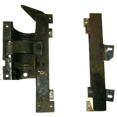 AC CONDENSER BRACKETS, PAIR, USED