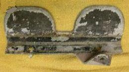 SEAT BELT HOLDER, 68-9 CA, USED, ON CONSOLE