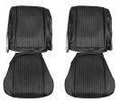 SEAT COVERS, 1 PAIR BUCKETS, BLACK, VINYL, DOES 1 BUCKET ONLY