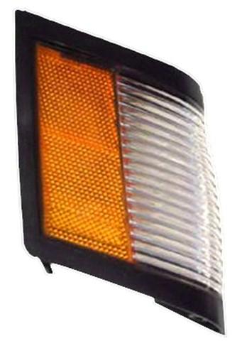 FRONT MARKER LIGHT, RIGHT, BLACK EDGE, NEW