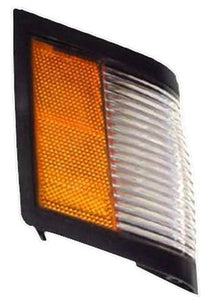 FRONT MARKER LIGHT, RIGHT, BLACK EDGE, NEW