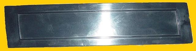 RADIO DELETE PLATE, NEW, 68 CHEVELLE
