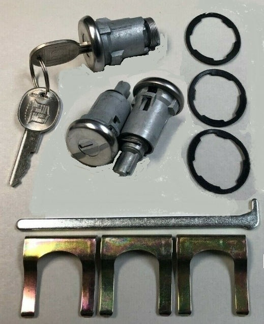 DOOR & TRUNK LOCK CYLINDERS ,NEW 58 61-64 B & C BODY