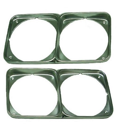 HEADLIGHT BEZELS ,NEW PAIR 71 CUTLASS 442