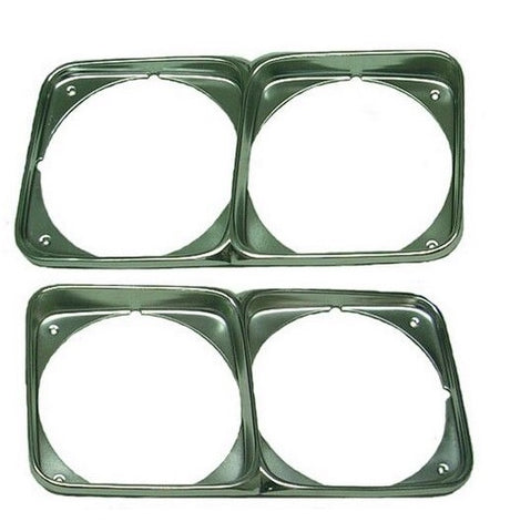 HEADLIGHT BEZELS ,NEW PAIR 71 CUTLASS 442