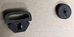 DOOR ROD ANTI RATTLE RUBBER ,USED 70-81 CAMARO TRANS AM