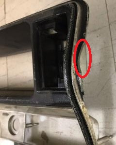 DASH INSTRUMENT BEZEL ,NO AC USED 68 SKYLARK GS