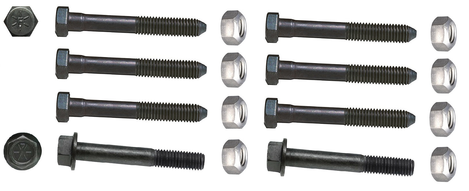 REAR CONTROL ARMS BOLT KIT ,NEW OE 68-77 A-BODY