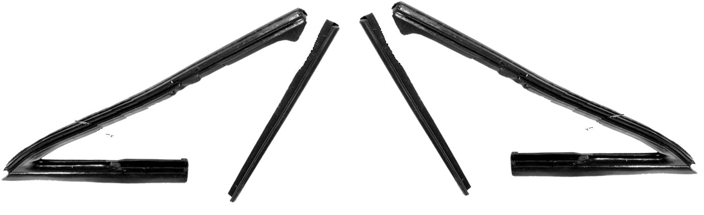 Quarter Window Seals With Steel Insert – Fits 1968–1972 El Camino Chevelle A-Body (2-Door)