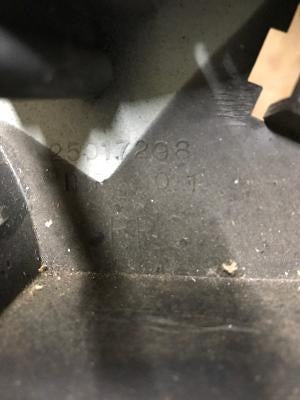 DASH GAUGE HOUSING ,W/SQUARE SPEEDO USED 78- 85 ELCAMINO