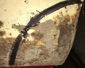 FRONT FENDER, LEFT, USED, 64 CHEVELLE