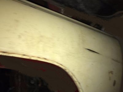FRONT FENDER, LEFT, USED, 64 CHEVELLE