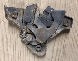 HOOD LATCH ,ON RAD SUPPORT 73-77 MONTE MALIBU ELCAMINO