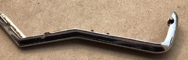 FRONT UPPER BUMPER ,USED 71 72 RIVIERA