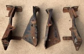 FRONT BUMPER BRACKETS ,USED 71 72 RIVIERA