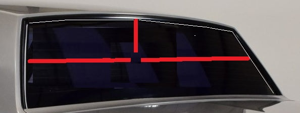 REAR WINDOW MLD SET ,BLACK 3PC USED 81-88 G-BODY – Chicago Muscle Car ...