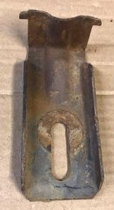 FRONT BUMPER JACK LOAD BRACKET ,USED 70-72 CHEVELLE