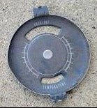 GAUGE FACE ,TEMP FUEL ,USED 64-67 GTO LEMANS