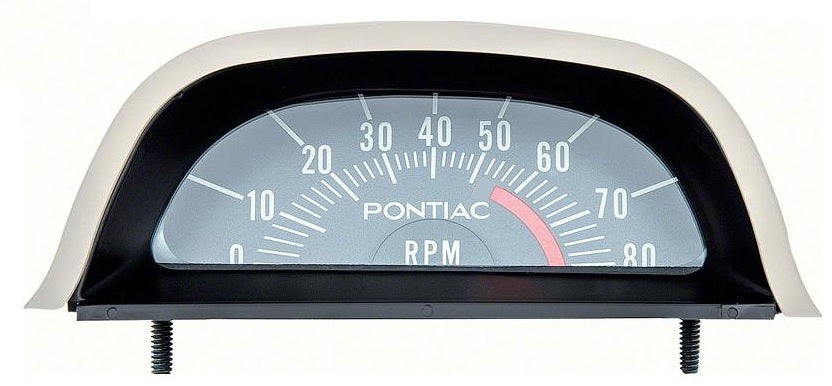 HOOD TACH ,NEW V8, 5.5k 68 PONTIAC – Chicago Muscle Car