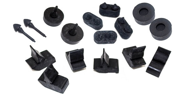 RUBBER STOPPER KIT ,6 PCS, 70-81 TRANS AM FIREBIRD