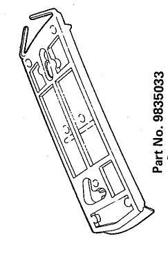 DOOR MOLDING CLIP, 4"TALL, USED, 73-77 MONTE CARLO