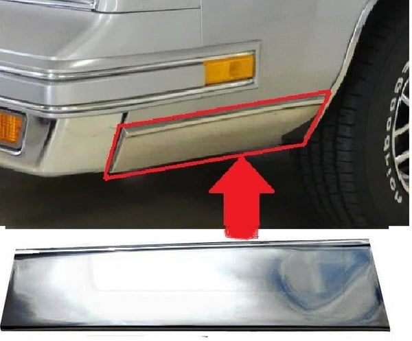 FENDER MOLDINGS ,FRONT PAIR NEW 81-88 CUTLASS