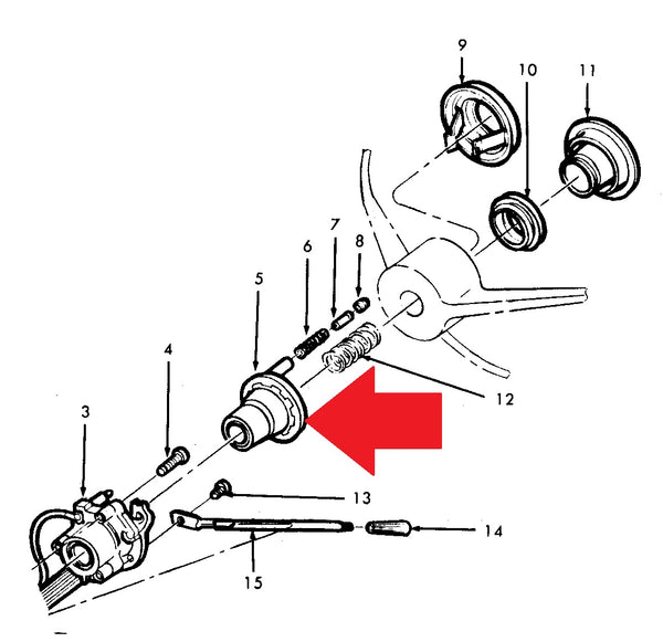 CANCELLING CAM ,NO TILT, NEW, 386780, 64-66 A-BODY