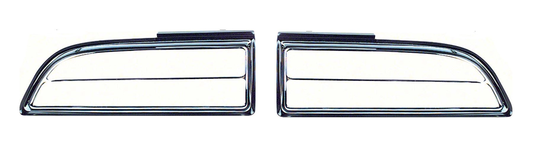 TAIL LIGHT BEZELS ,NEW PAIR 70-73 TA FIREBIRD