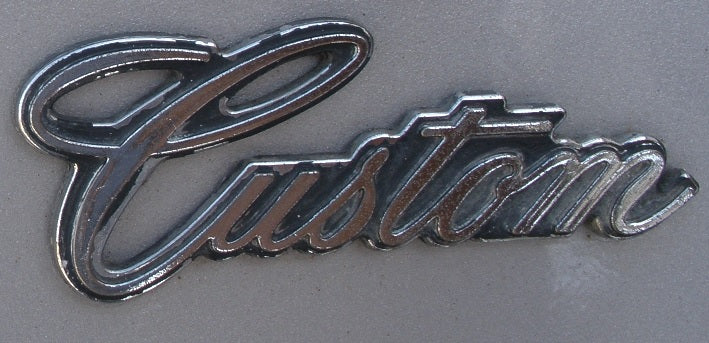QUARTER PANEL EMBLEM (CUSTOM) NEW, 68-69 SKYLARK