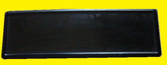 RADIO DELETE PLATE, NEW, w/SQUARE DASH, 70-72 CHEVELLE