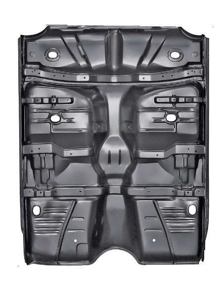 FLOOR PAN, FULL, w/BRACES, INNER ROCKERS, 61-64 IMPALA