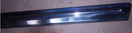 QUARTER MOLDING ,RIGHT LOWER REAR USED 67 IMPALA NON SS