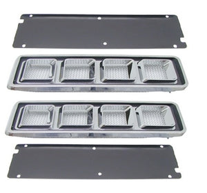 HOOD LOUVER KIT, SS, NEW, 68-69 CAMARO