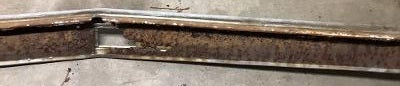 HOOD LIP MOLDING ,USED 64 IMPALA