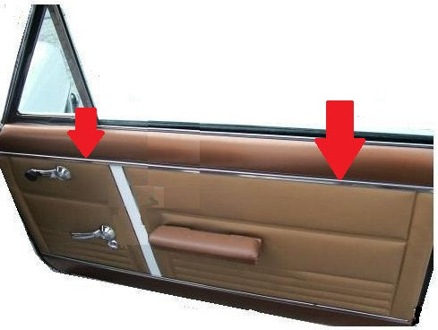 DOOR PANEL MOLDING ,UPPER NEW 62-7 NOVA