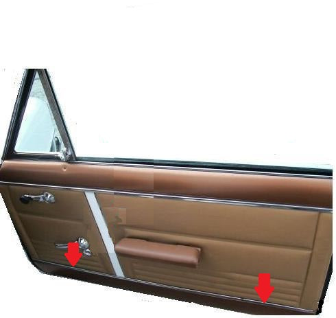 DOOR PANEL MOLDING ,LOWER NEW 62-7 NOVA