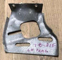 DOOR GLASS TRACK BRACKET, LEFT 70-81 CAMARO TA FB