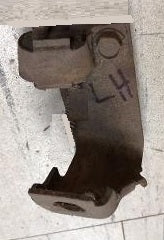 FRONT BRAKE HOSE BRACKET ,LEFT USED 70-81 CAMARO TRANS AM