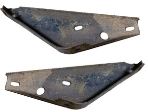 REAR BUMPER BRACKET ,PAIR USED 67 GTO LEMANS