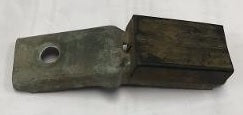 DOOR GLASS BOTTOM STOP ,USED 68-74 NOVA,71-74 VENTURA X