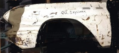 FRONT FENDER ,LEFT USED 61 62 SKYLARK SPECIAL