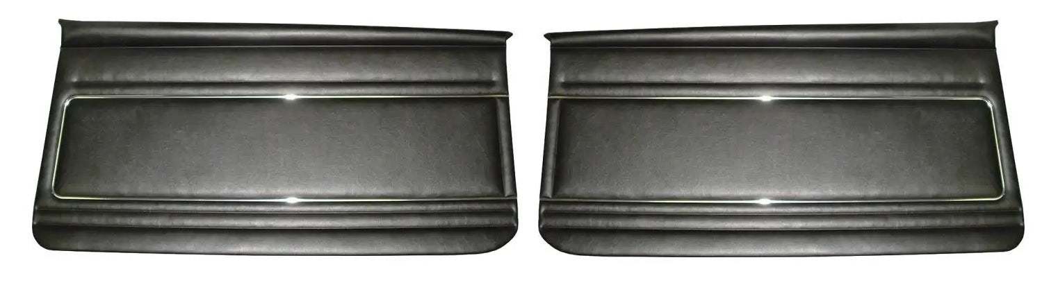 DOOR PANELS ,NEW PAIR BLACK 75-79 NOVA