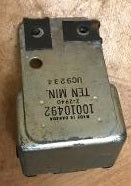 REAR WINDOW DEFOGGER RELAY ,USED 78-81 CAMARO