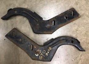 REAR BUMPER BRACKETS ,USED 68 GTO